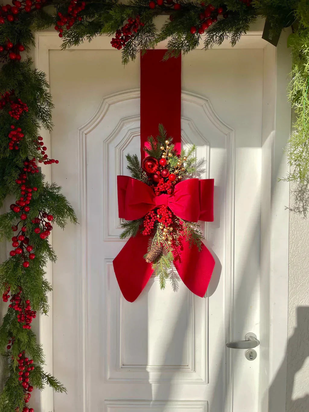 Escapulário Natalino de Veludo para Porta de Entrada – 2,10m x 30cm