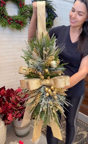 Escapulário Aurora Dourada – 2,10m x 40cm