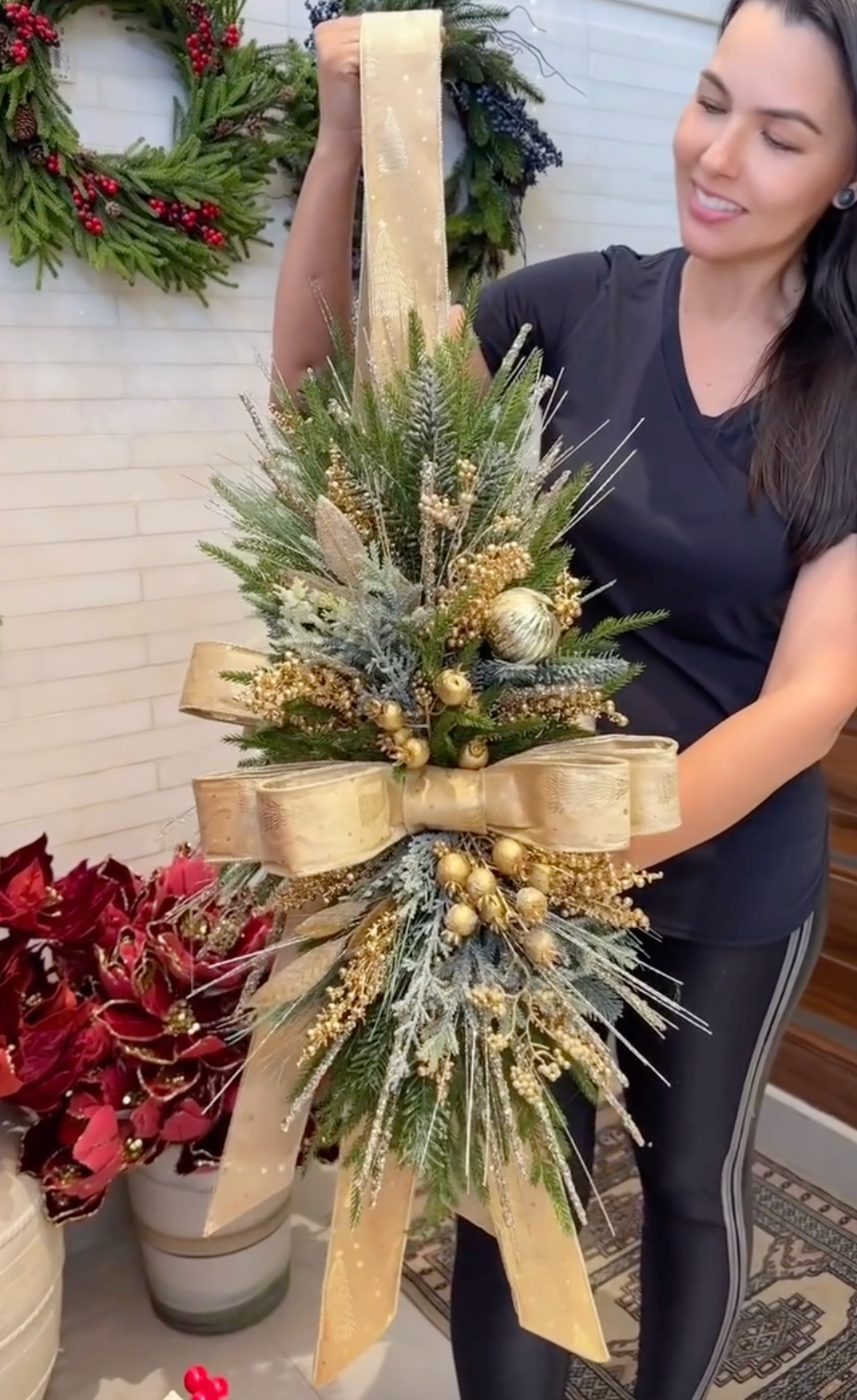 Escapulário Aurora Dourada – 2,10m x 40cm