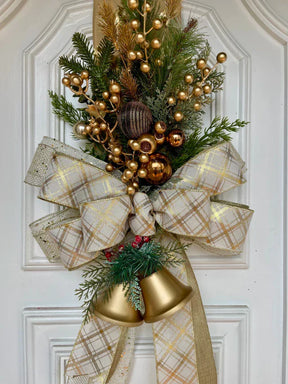 🎄 Escapulário Fita Dupla Face com Sinos – 2,10m x 35cm 🎄