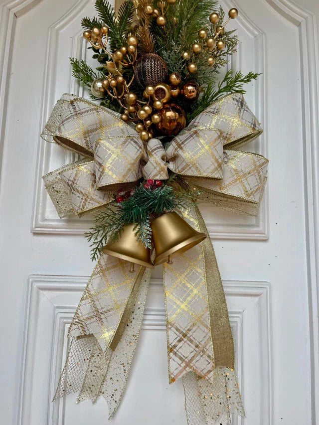 🎄 Escapulário Fita Dupla Face com Sinos – 2,10m x 35cm 🎄