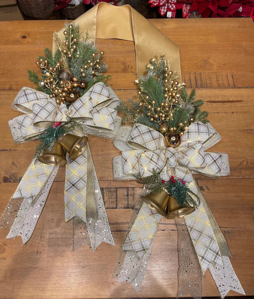 🎄 Escapulário Fita Dupla Face com Sinos – 2,10m x 35cm 🎄