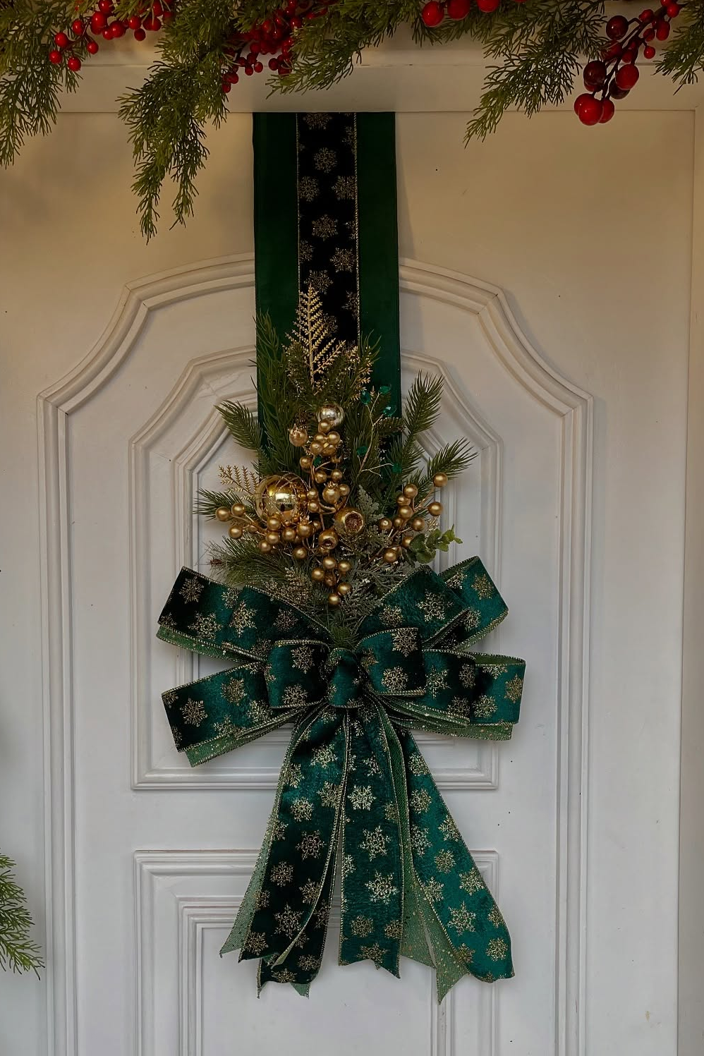 Escapulário de Natal Premium – Verde Esperança (2,10m x 30cm)