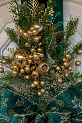 Escapulário de Natal Premium – Verde Esperança (2,10m x 30cm)